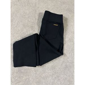 lilly pulitzer mia cropped flare pants Black Xs‎ Trouser Work